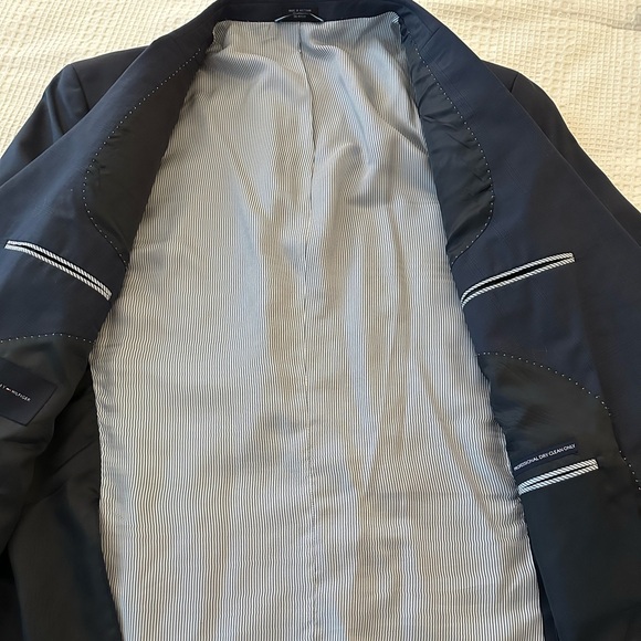 Men’s Suit Tommy Hilfiger, like new, navy pattered - Picture 3 of 5